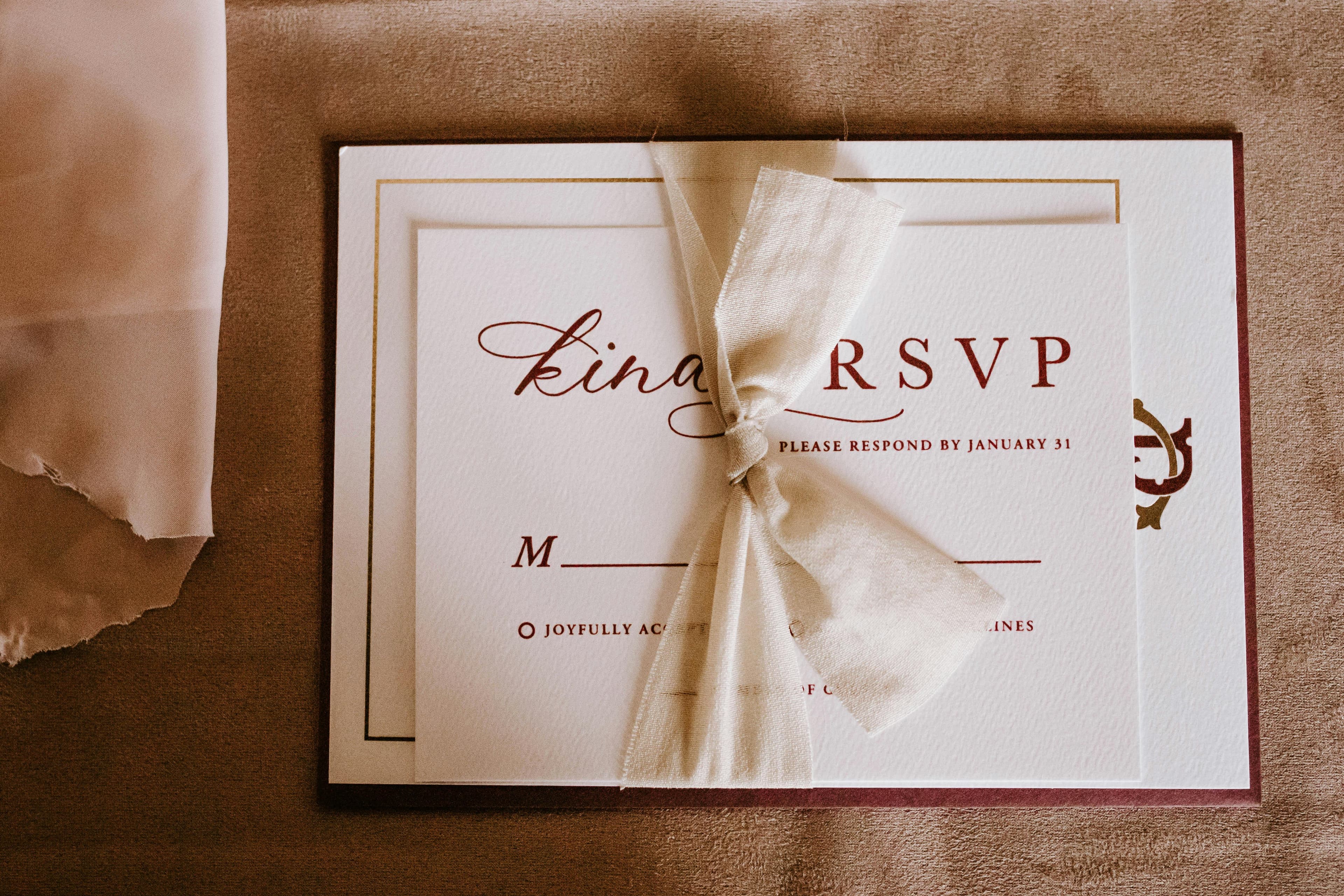 RSVP card