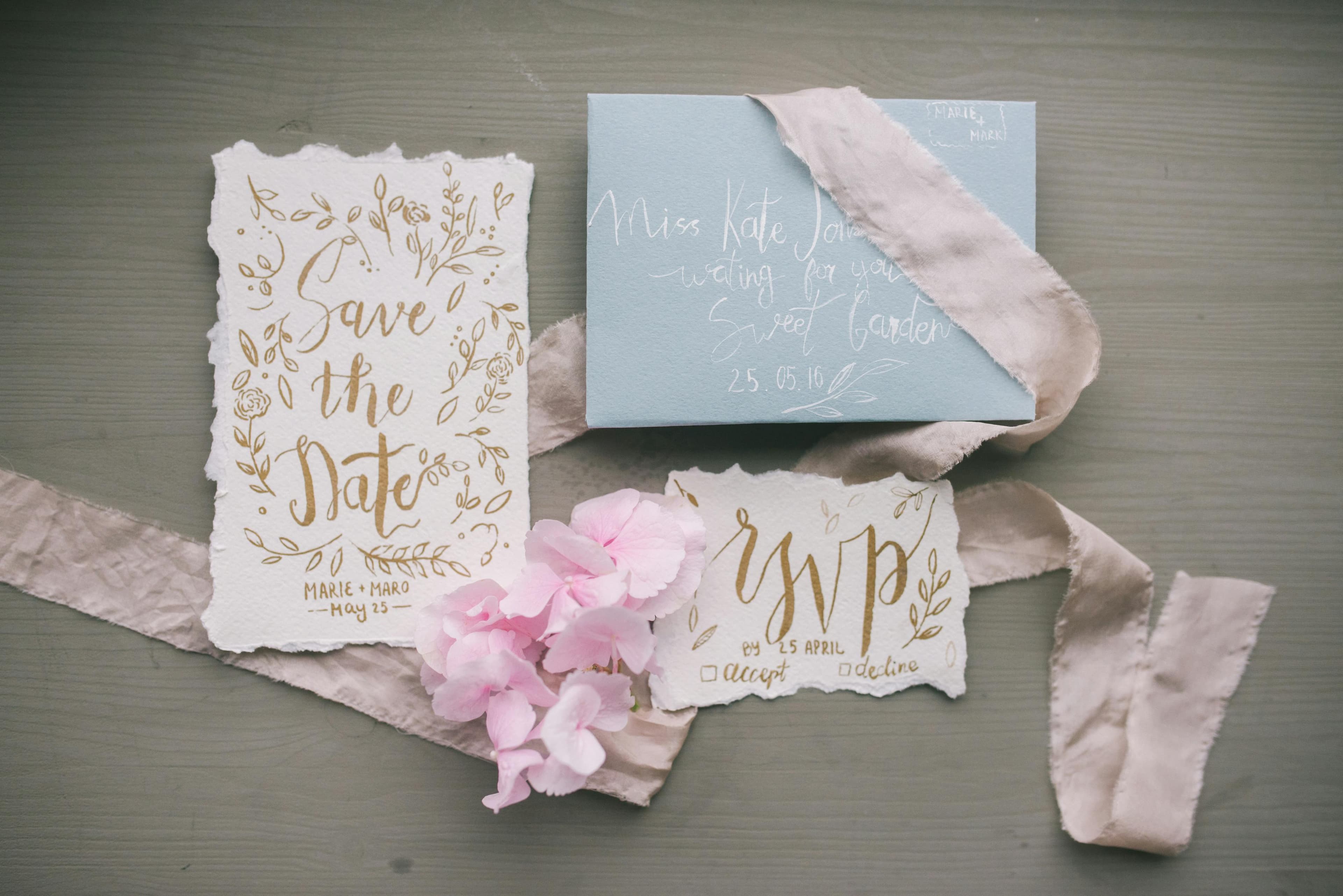 Save the date stationery